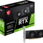 MSI GeForce RTX 3050 6GB GDDR6 LP OC Κάρτα Γραφικών