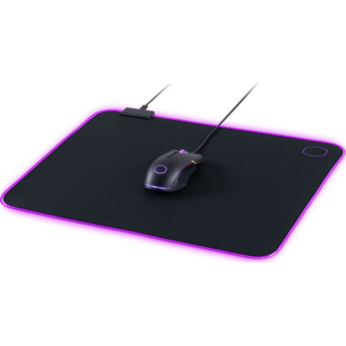 CoolerMaster MPA-MP750-M Gaming Mouse Pad Medium 370mm με RGB Φωτισμό Μαύρο