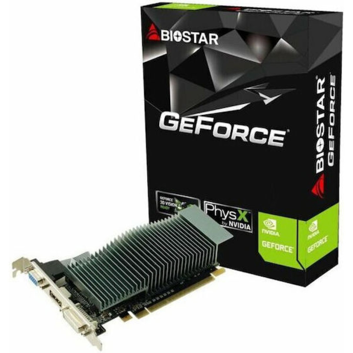 Biostar GeForce GT 210 1GB GDDR3 Κάρτα Γραφικών