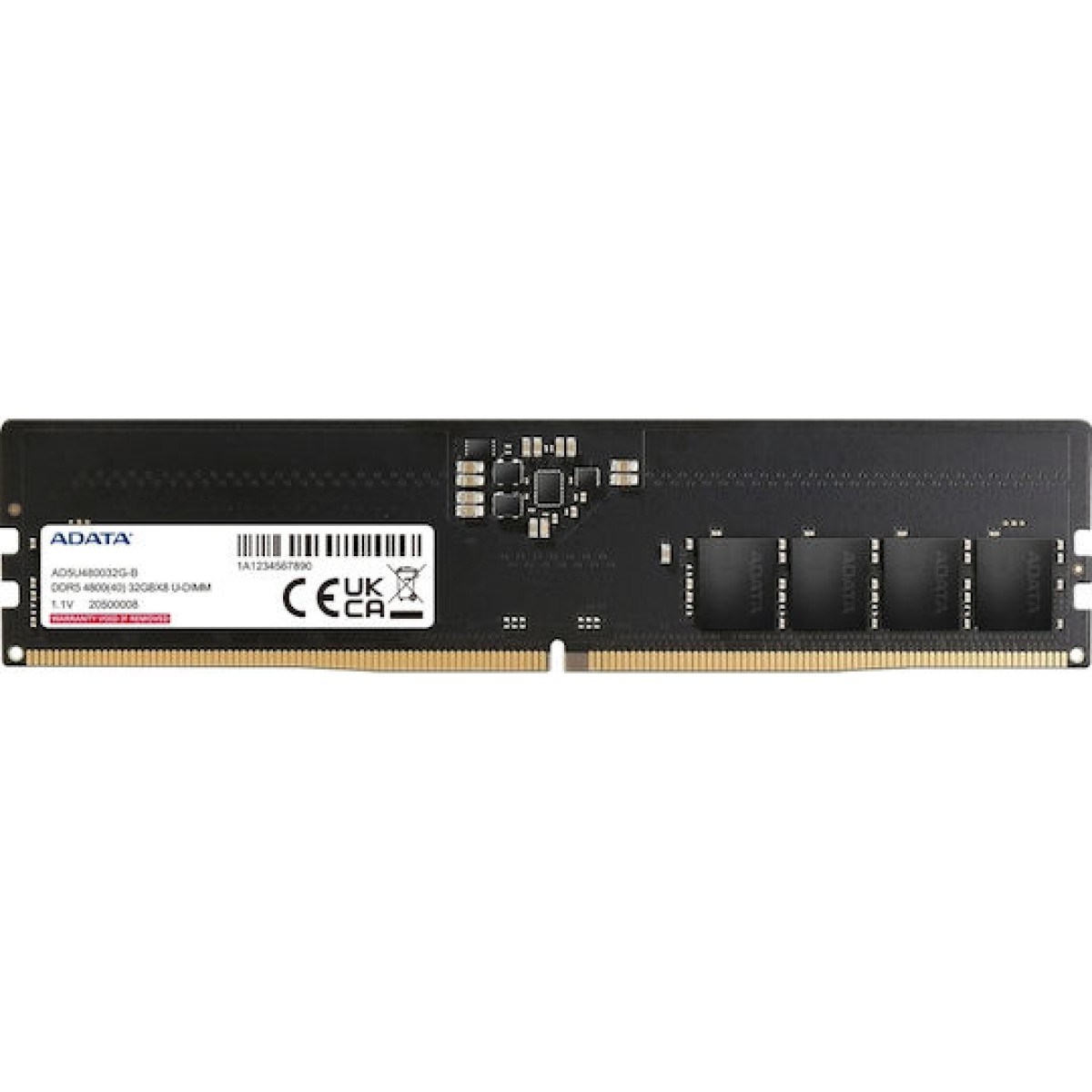 Adata DDR5 με Module 1x32GB και Ταχύτητα 4800 για Desktop