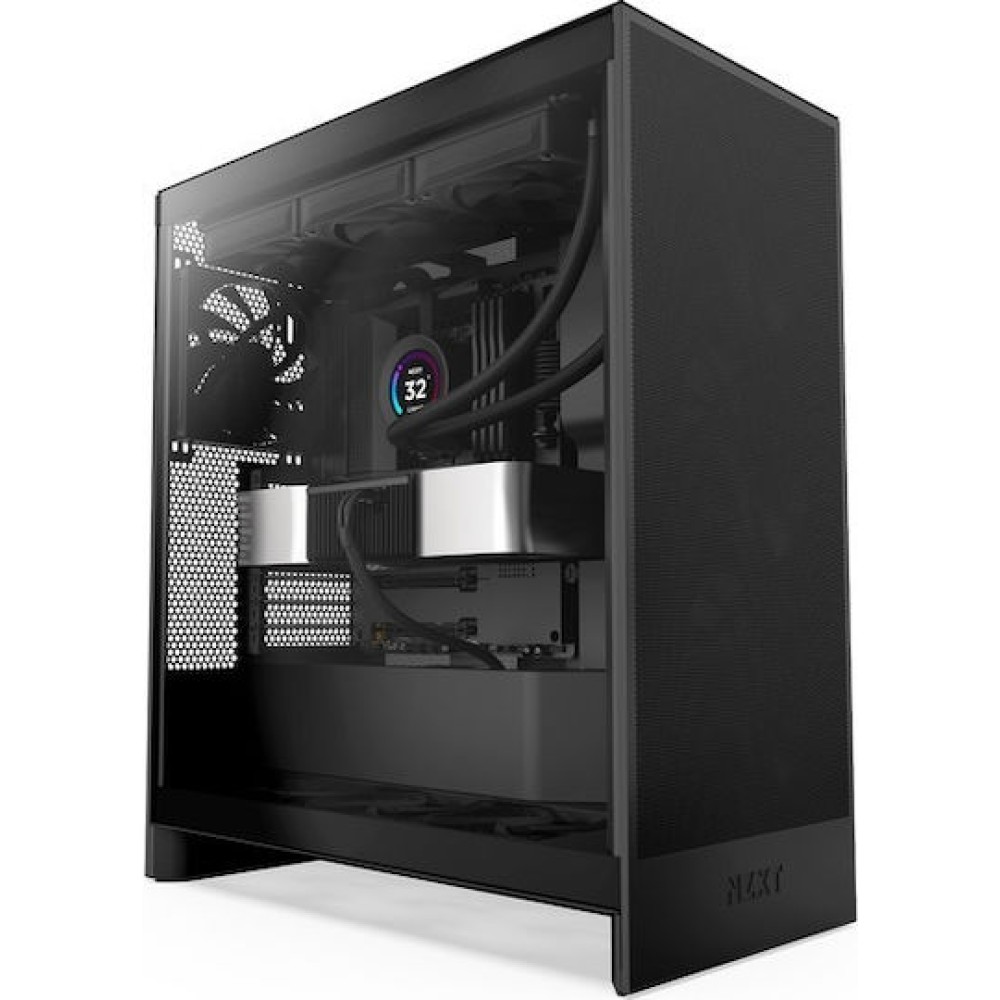 NZXT H7 Flow Midi Tower Κουτί Υπολογιστή με Πλαϊνό Παράθυρο Μαύρο