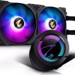 Gigabyte Aorus Waterforce 280 Υδρόψυξη Επεξεργαστή Διπλού Ανεμιστήρα 140mm για Socket AM4/AM5/1200/115x με ARGB Φωτισμό