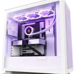 NZXT H7 Flow Midi Tower Κουτί Υπολογιστή με Πλαϊνό Παράθυρο Λευκό
