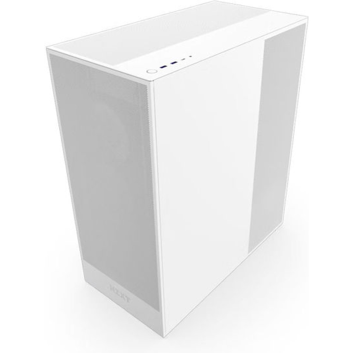 NZXT H7 Flow Midi Tower Κουτί Υπολογιστή με Πλαϊνό Παράθυρο Λευκό