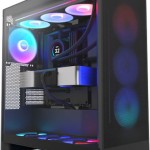 NZXT H7 Flow RGB Midi Tower Κουτί Υπολογιστή με Πλαϊνό Παράθυρο Μαύρο