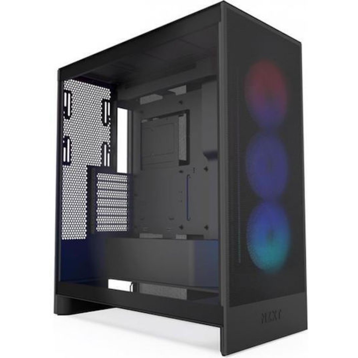 NZXT H7 Flow RGB Midi Tower Κουτί Υπολογιστή με Πλαϊνό Παράθυρο Μαύρο