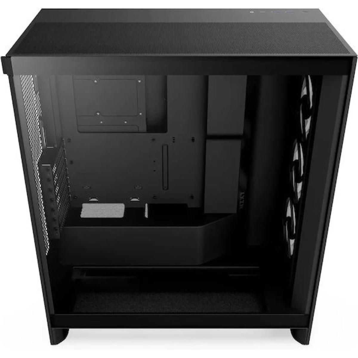 NZXT H7 Flow RGB Midi Tower Κουτί Υπολογιστή με Πλαϊνό Παράθυρο Μαύρο