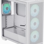 NZXT H7 Flow RGB Gaming Midi Tower Κουτί Υπολογιστή με Πλαϊνό Παράθυρο Λευκό