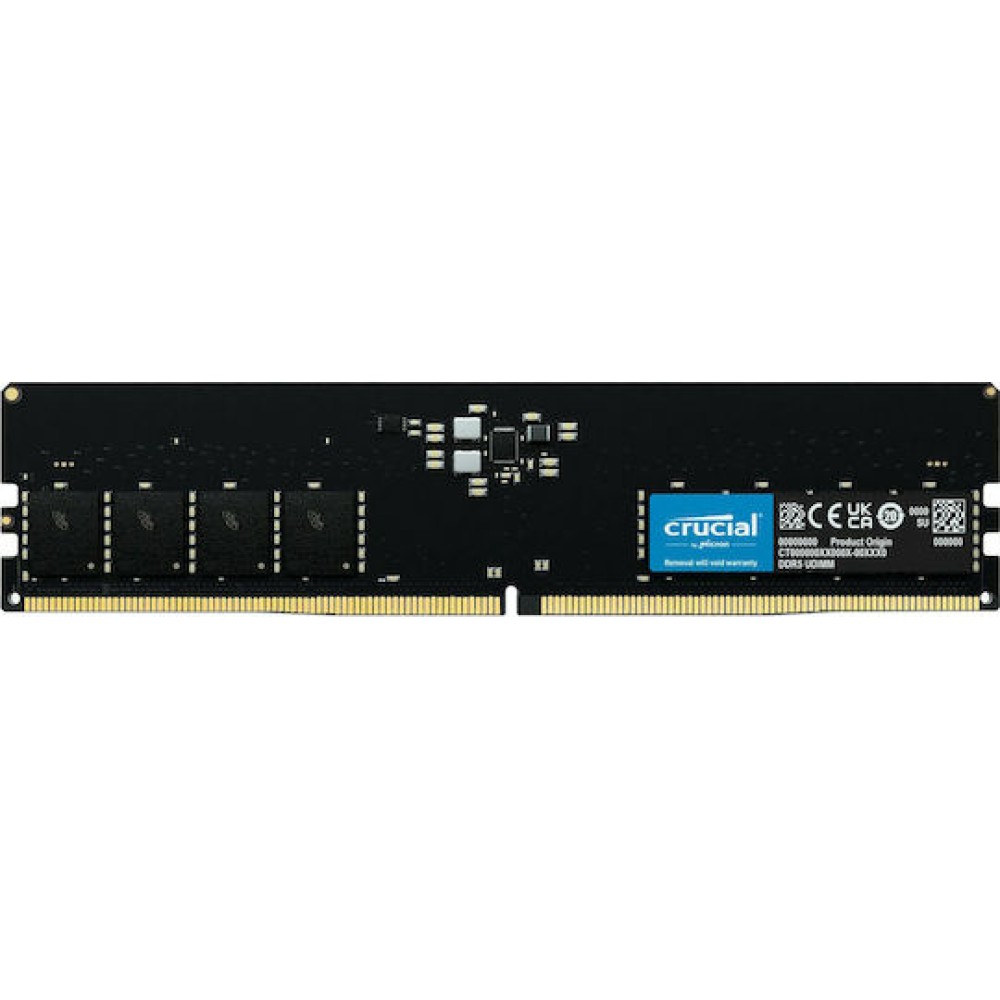 Crucial DDR5 με Module 1x8GB και Ταχύτητα 4800 για Desktop