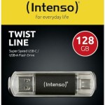 Intenso 128GB USB 2.0 Stick Γκρι