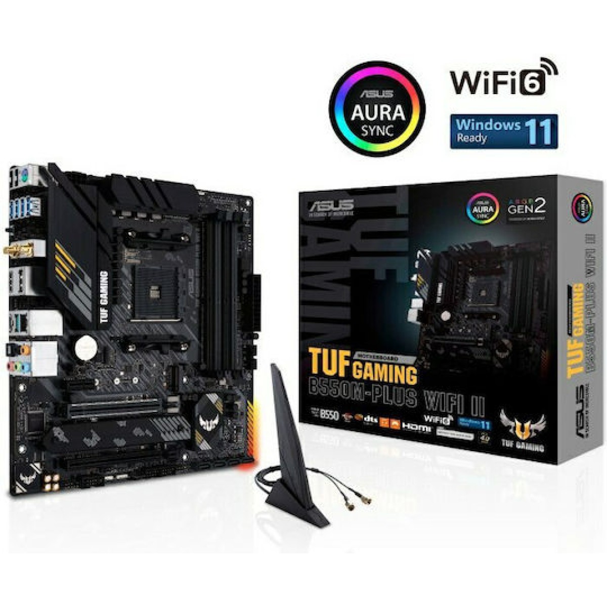 Asus TUF Gaming B550M-PLUS WIFI II Motherboard Micro ATX με AMD AM4 Socket