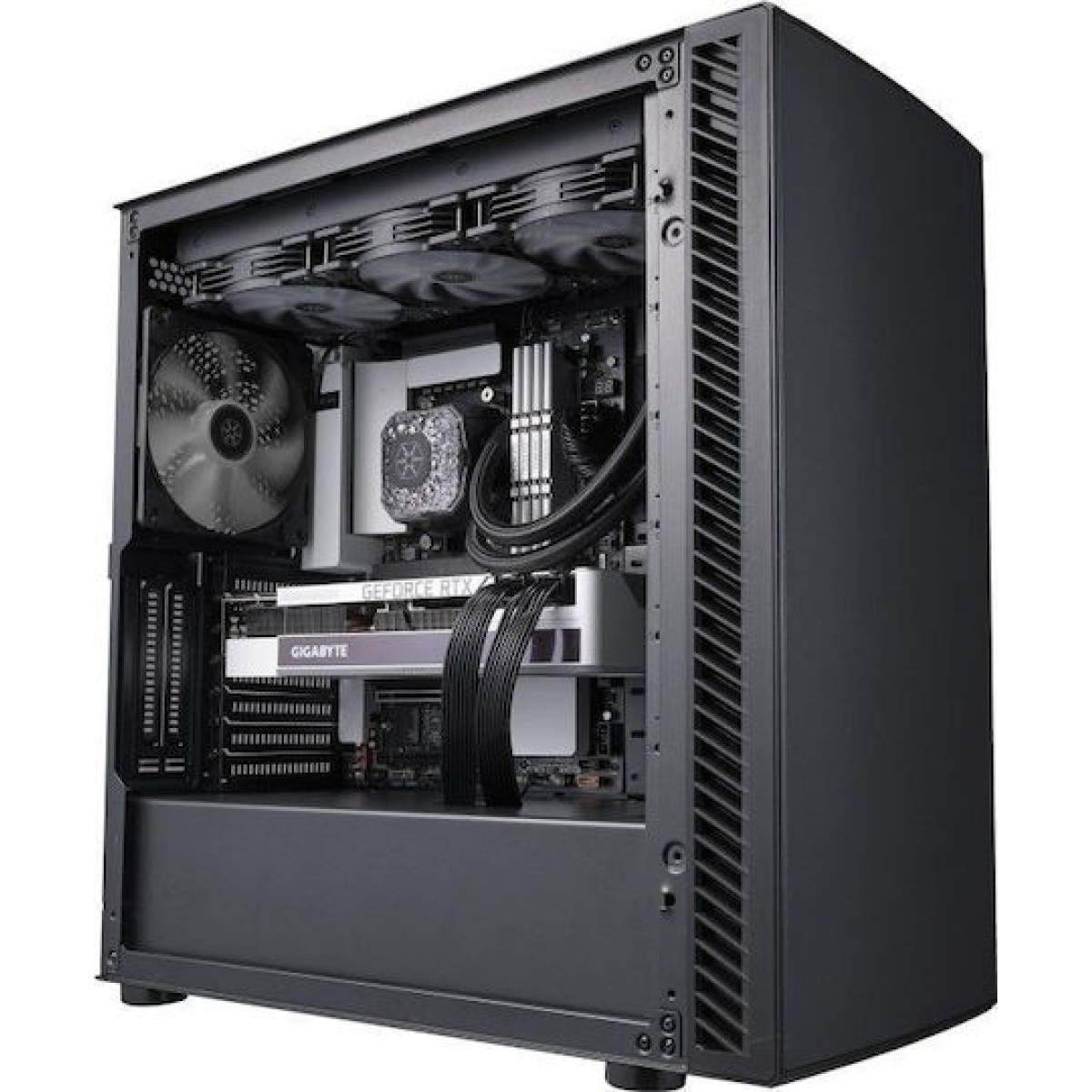 Silverstone Seta Q1 Midi Tower Κουτί Υπολογιστή Μαύρο