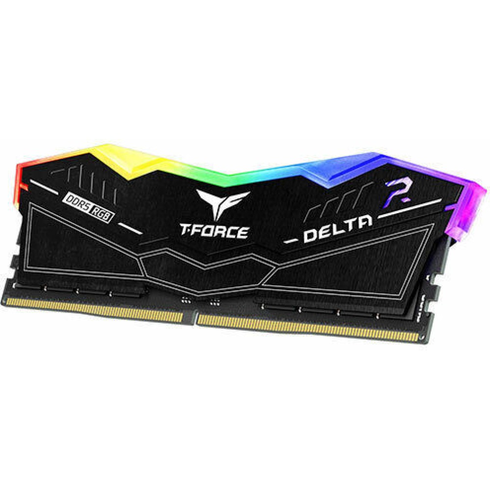 TeamGroup Delta RGB DDR5 32GB RAM με 2x16GB Modules και Ταχύτητα 6400 για Desktop