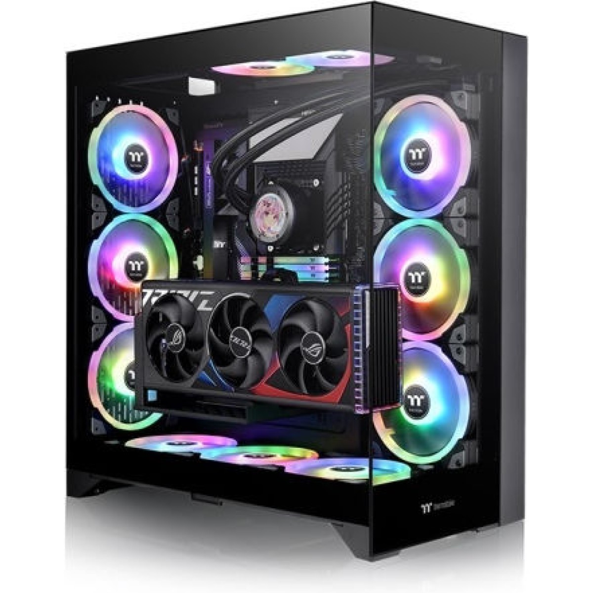 Thermaltake CTE E600 MX Gaming Midi Tower Κουτί Υπολογιστή με RGB Φωτισμό Μαύρο