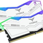 TeamGroup Delta RGB White DDR5 με Module 1x32GB και Ταχύτητα 6400 για Desktop