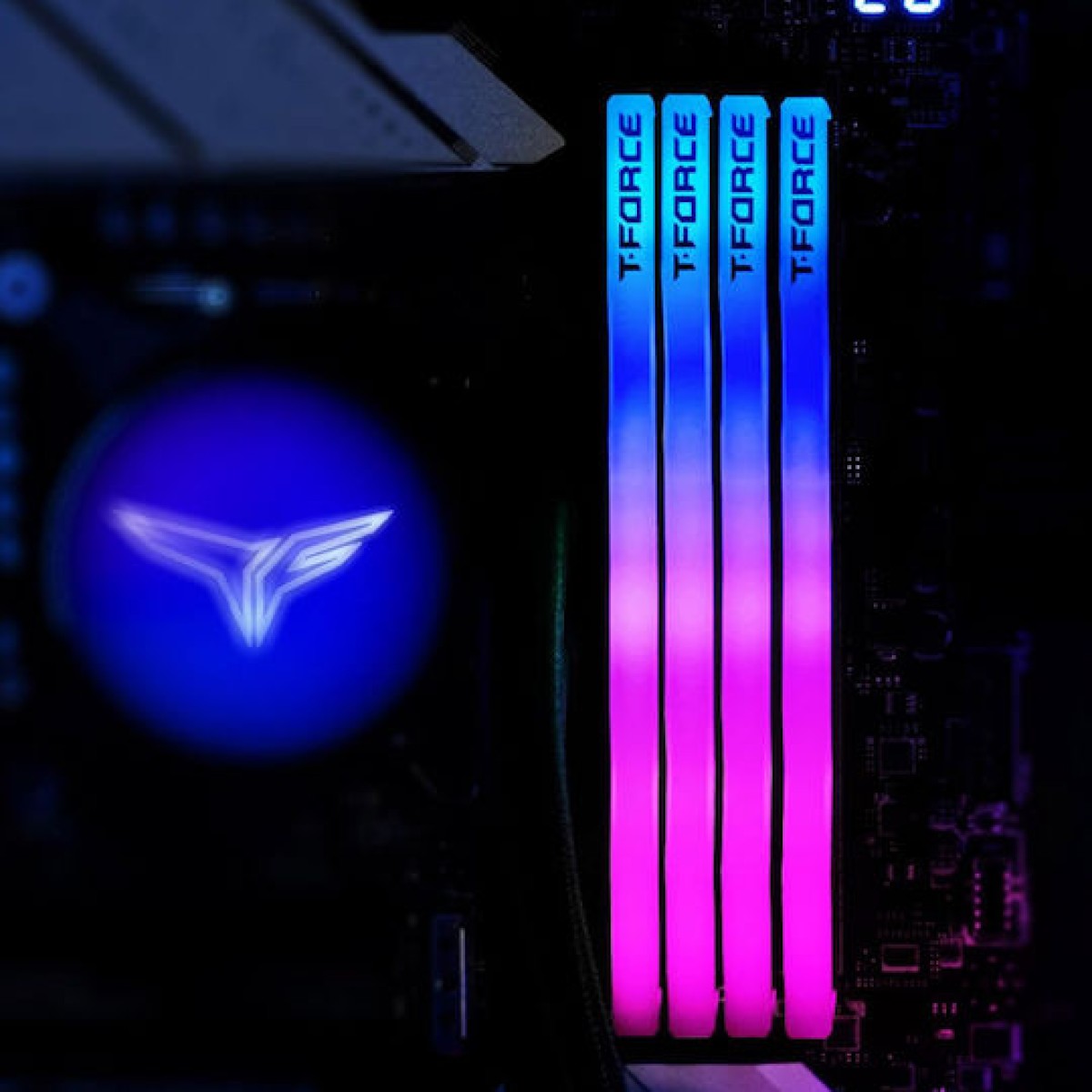 TeamGroup Delta RGB White DDR5 με Module 1x32GB και Ταχύτητα 6400 για Desktop