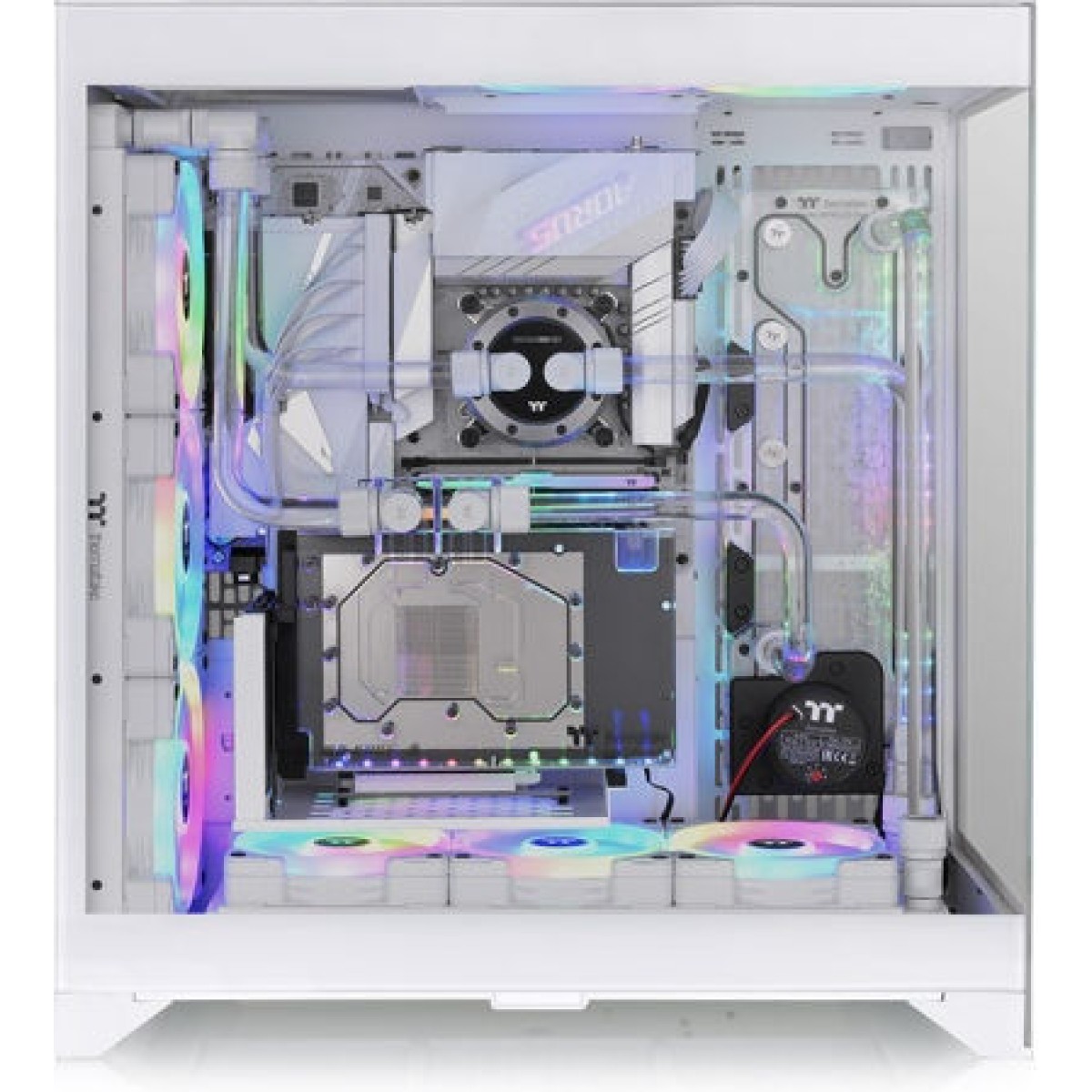 Thermaltake CTE E600 MX Gaming Midi Tower Κουτί Υπολογιστή με RGB Φωτισμό Snow