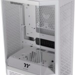 Thermaltake The Tower 300 Micro Tower Κουτί Υπολογιστή με Πλαϊνό Παράθυρο και RGB Φωτισμό Λευκό