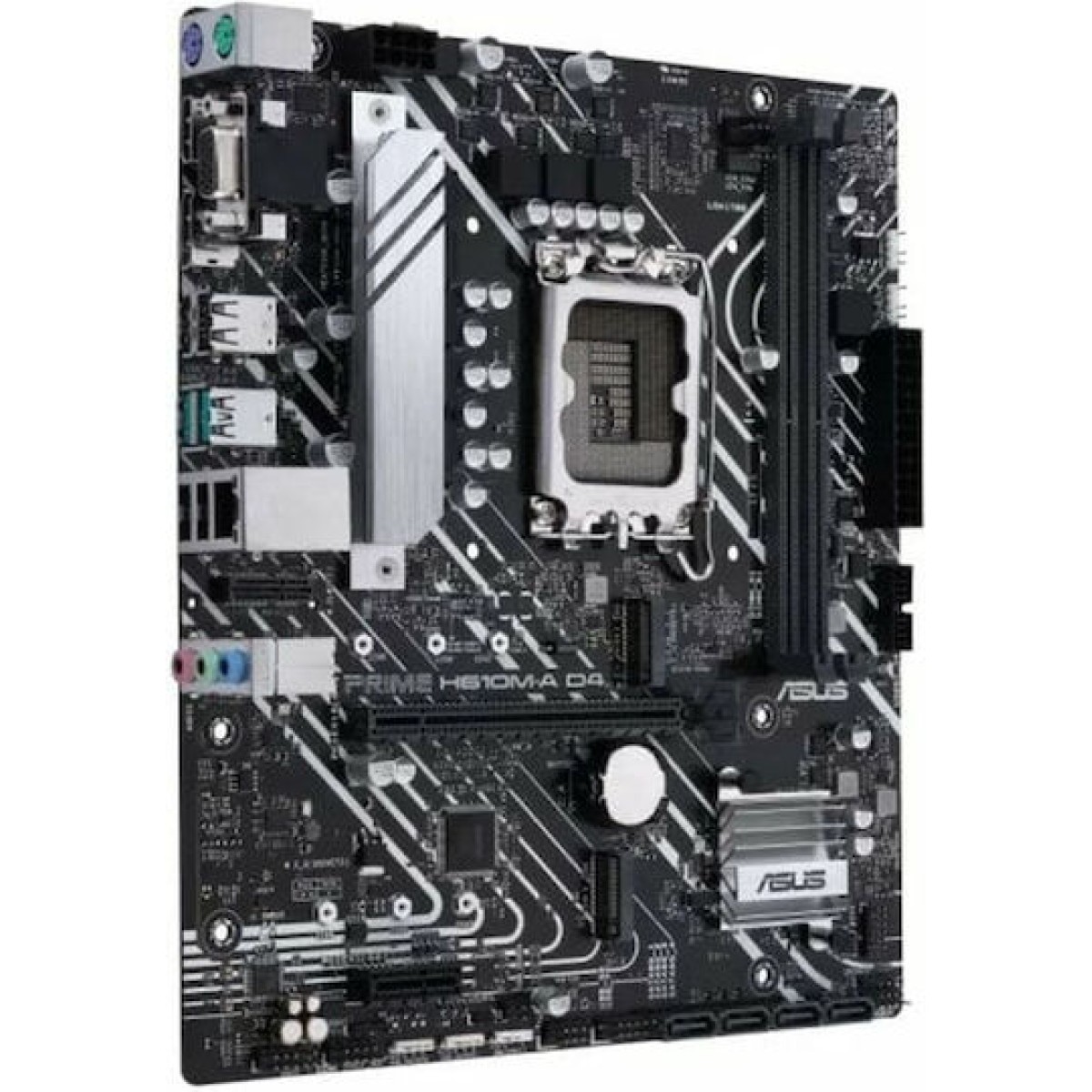 Asus Prime H610M-A D4-CSM Motherboard Micro ATX με Intel 1700 Socket 90MB19P0-M0EAYC