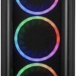 Sharkoon TK5M Gaming Midi Tower Κουτί Υπολογιστή με Πλαϊνό Παράθυρο και RGB Φωτισμό Μαύρο