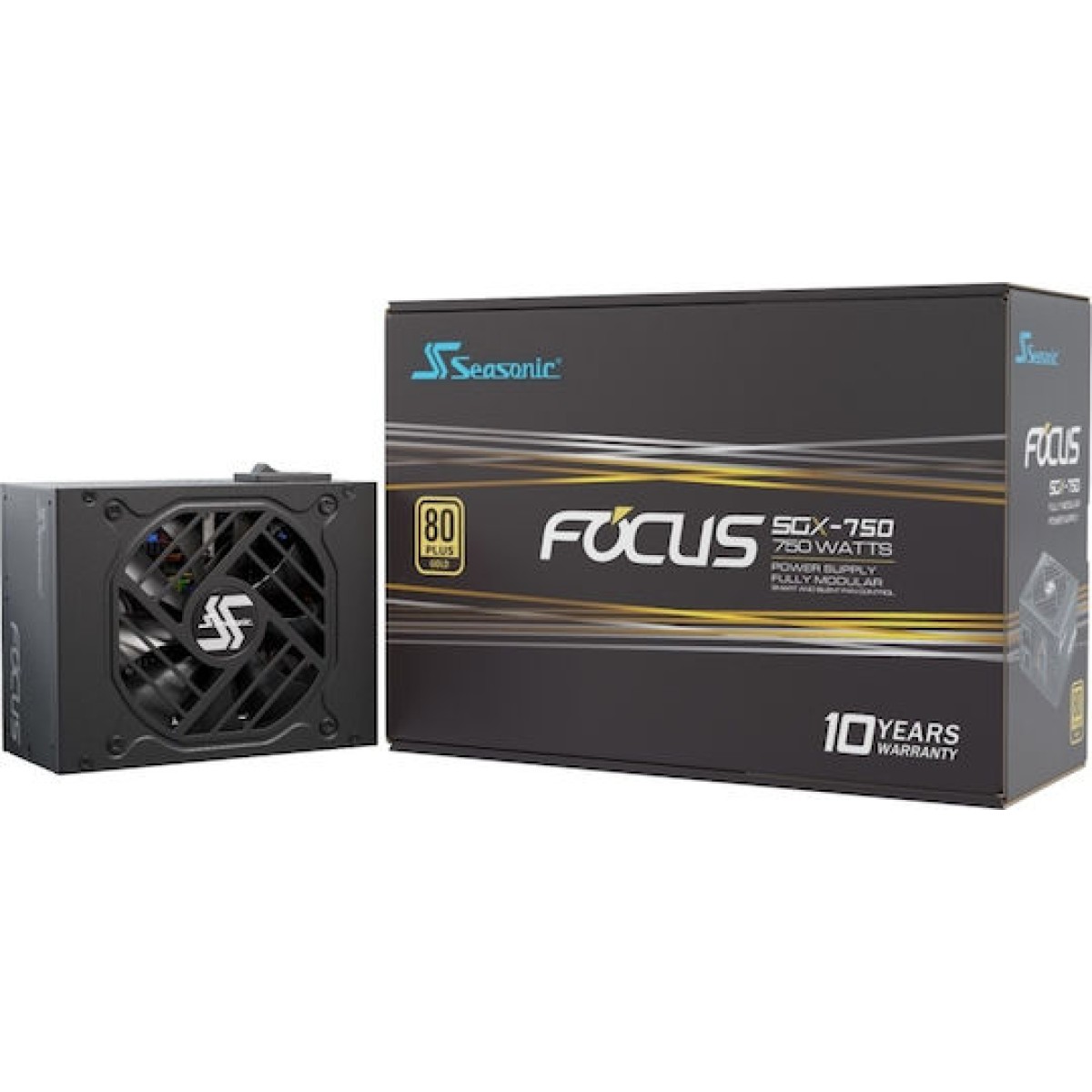 Seasonic Focus SGX 750 750W Μαύρο Τροφοδοτικό Υπολογιστή Full Modular 80 Plus Gold