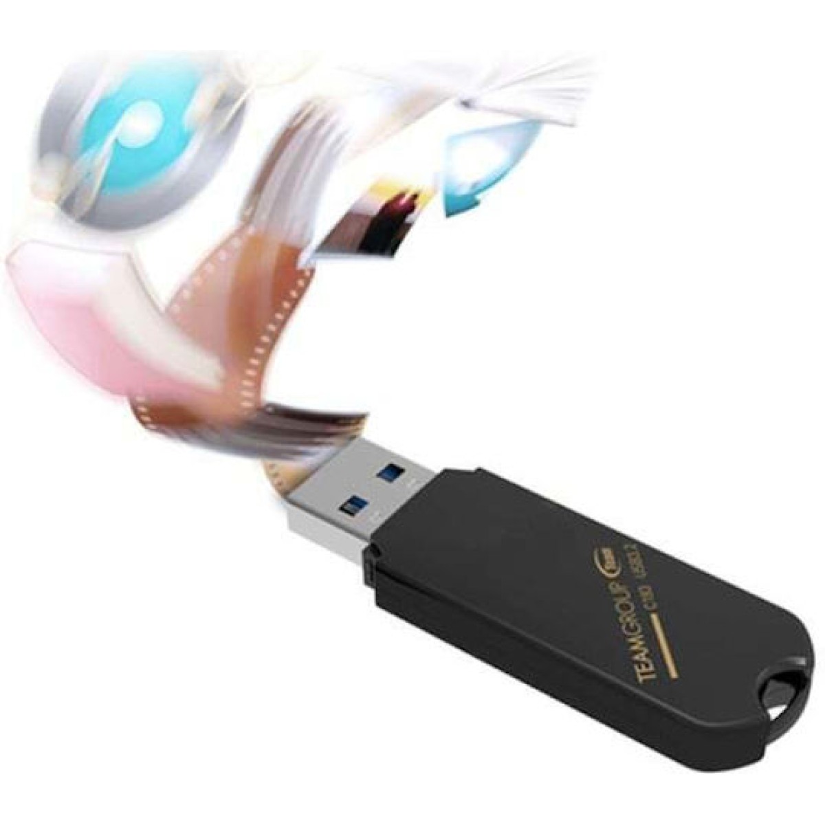 TeamGroup C183 32GB USB 3.1 Stick Μαύρο
