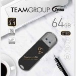 TeamGroup C183 64GB USB 3.1 Stick Μαύρο