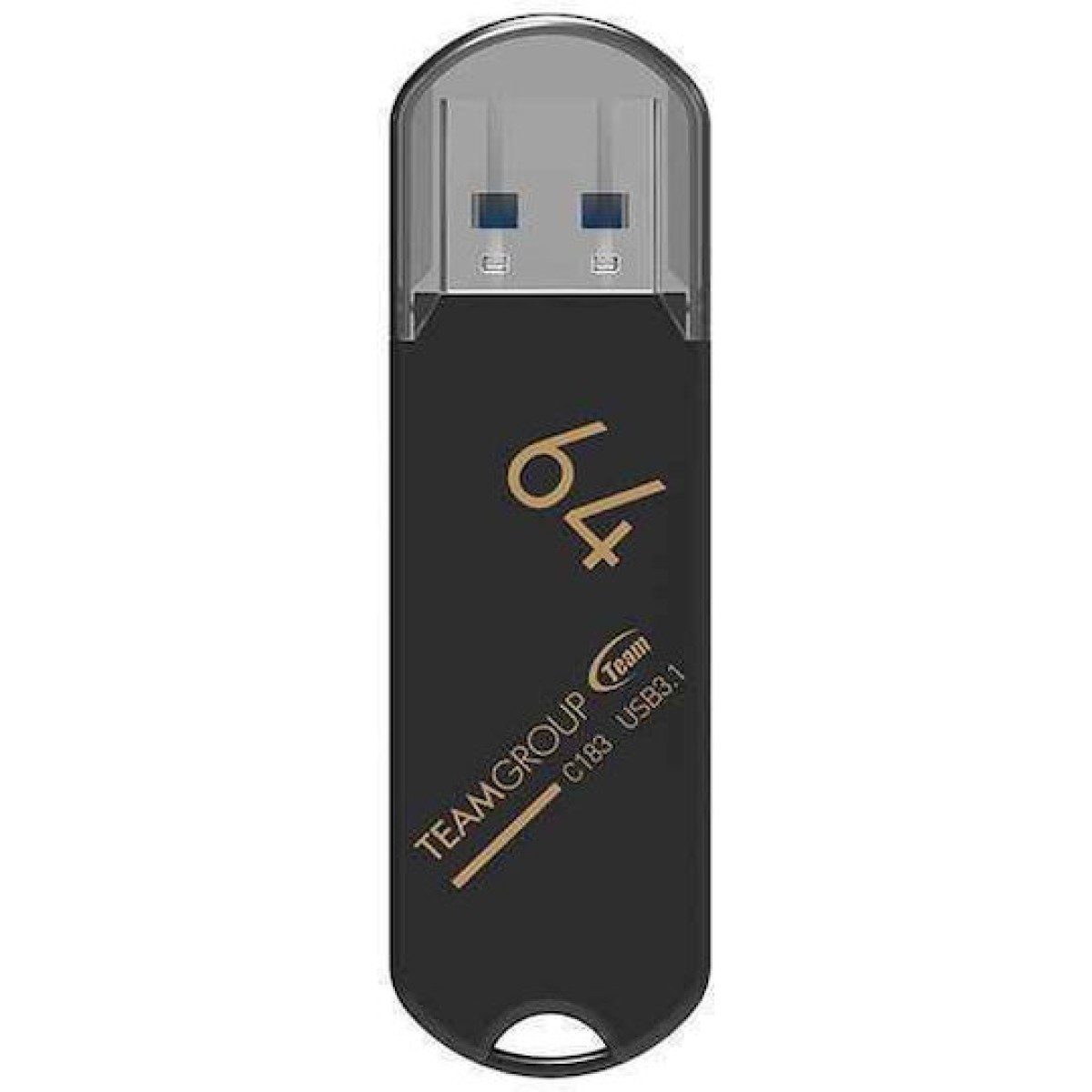 TeamGroup C183 64GB USB 3.1 Stick Μαύρο