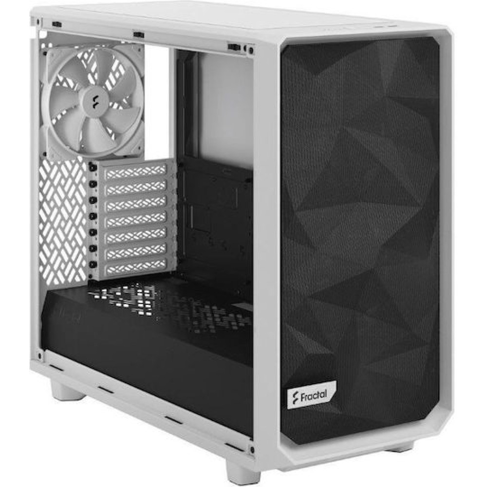 Fractal Design Meshify 2 Lite Midi Tower Κουτί Υπολογιστή με Πλαϊνό Παράθυρο White TG Clear Tint