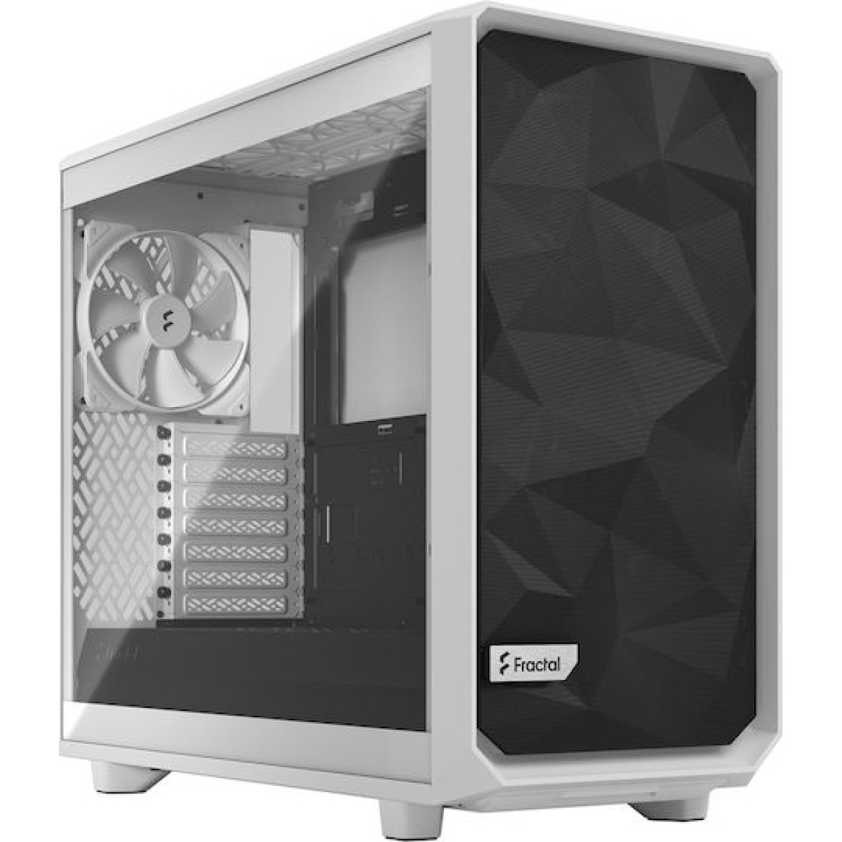 Fractal Design Meshify 2 Lite Midi Tower Κουτί Υπολογιστή με Πλαϊνό Παράθυρο White TG Clear Tint