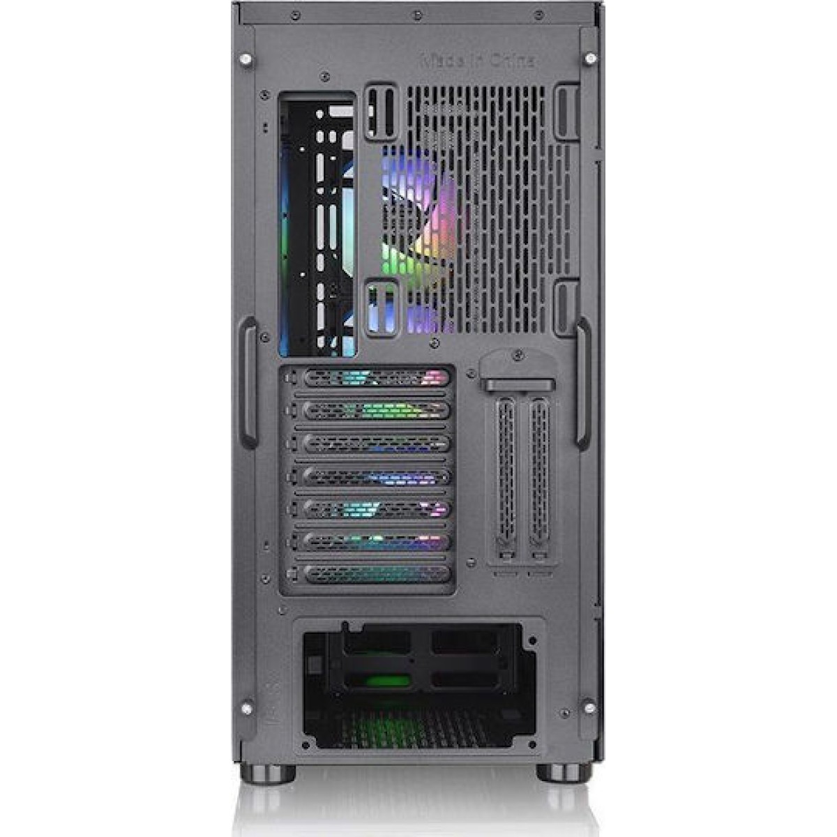 Thermaltake Versa T26 TG Gaming Midi Tower Κουτί Υπολογιστή με Πλαϊνό Παράθυρο και RGB Φωτισμό Μαύρο