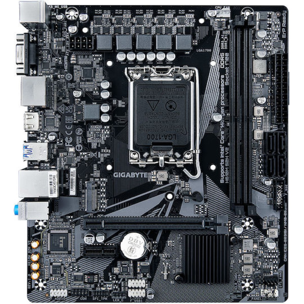 Gigabyte H610M S2H V2 rev. 1.0 Motherboard Micro ATX με Intel 1700 Socket