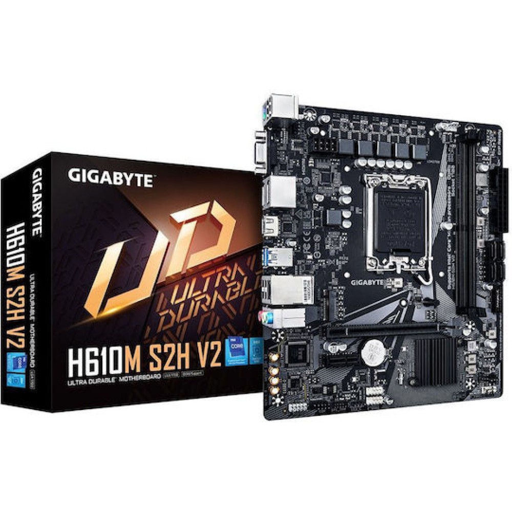 Gigabyte H610M S2H V2 rev. 1.0 Motherboard Micro ATX με Intel 1700 Socket