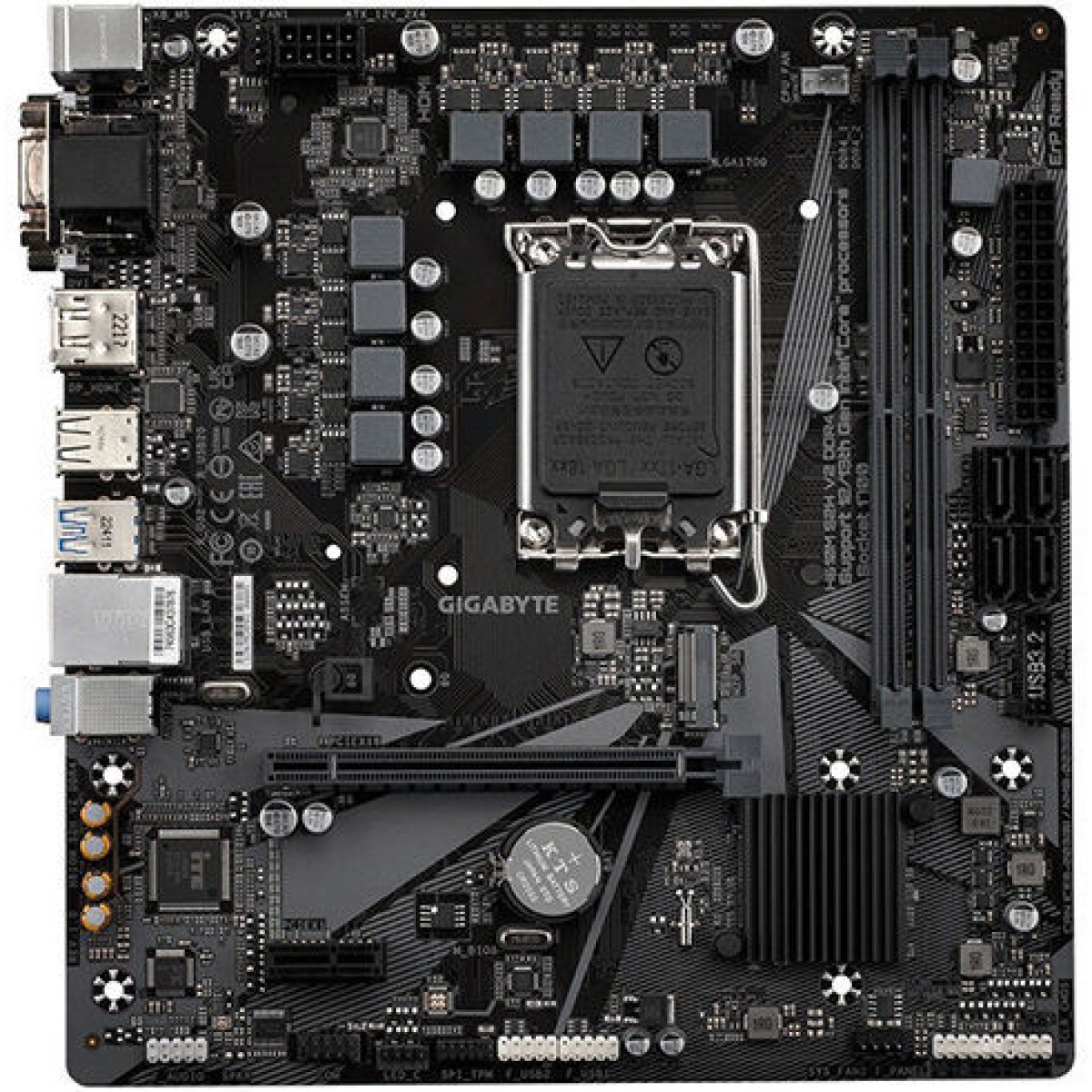 Gigabyte H610M S2H V2 rev. 1.0 Motherboard Micro ATX με Intel 1700 Socket