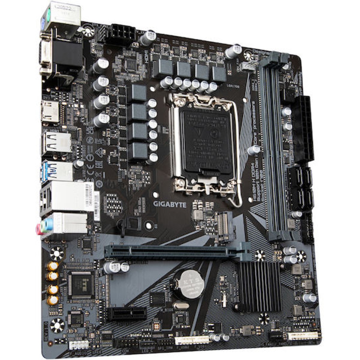 Gigabyte H610M H V2 DDR5 rev. 1.0 Motherboard Micro ATX με Intel 1700 Socket