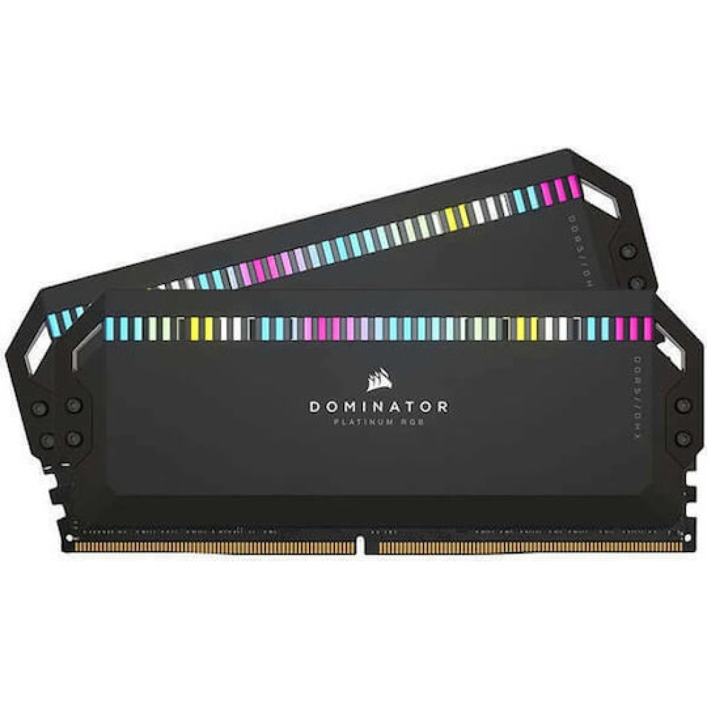Corsair Dominator Platinum RGB DDR5 64GB RAM με 2x32GB Modules και Ταχύτητα 5200 για Desktop