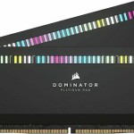 Corsair Dominator Platinum RGB DDR5 32GB RAM με 2x16GB Modules και Ταχύτητα 6200 για Desktop