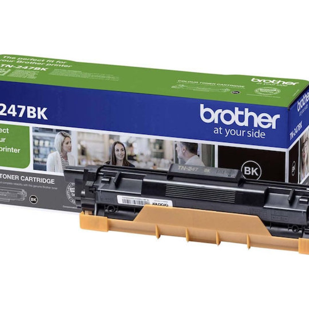 Brother TN-247BK Γνήσιο Toner Laser Εκτυπωτή Μαύρο High Yield 3000 Σελίδων (TN-247BK)
