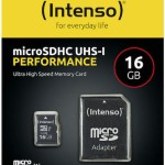 Intenso Performance R90 microSDHC 16GB Class 10 U1 με αντάπτορα