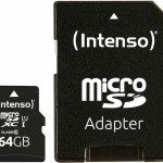 Intenso Performance R90 microSDXC 64GB Class 10 U1 UHS-I με αντάπτορα