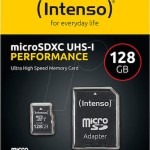 Intenso Class Performance microSDXC 128GB Class 10 U1 UHS-I με αντάπτορα