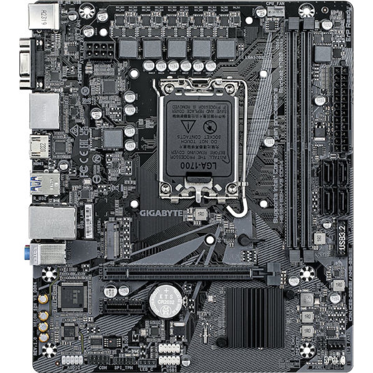 Gigabyte H610M S2H V3 DDR4 rev. 1.0 Motherboard Micro ATX με Intel 1700 Socket