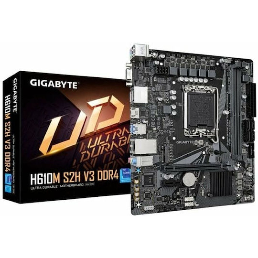 Gigabyte H610M S2H V3 DDR4 rev. 1.0 Motherboard Micro ATX με Intel 1700 Socket
