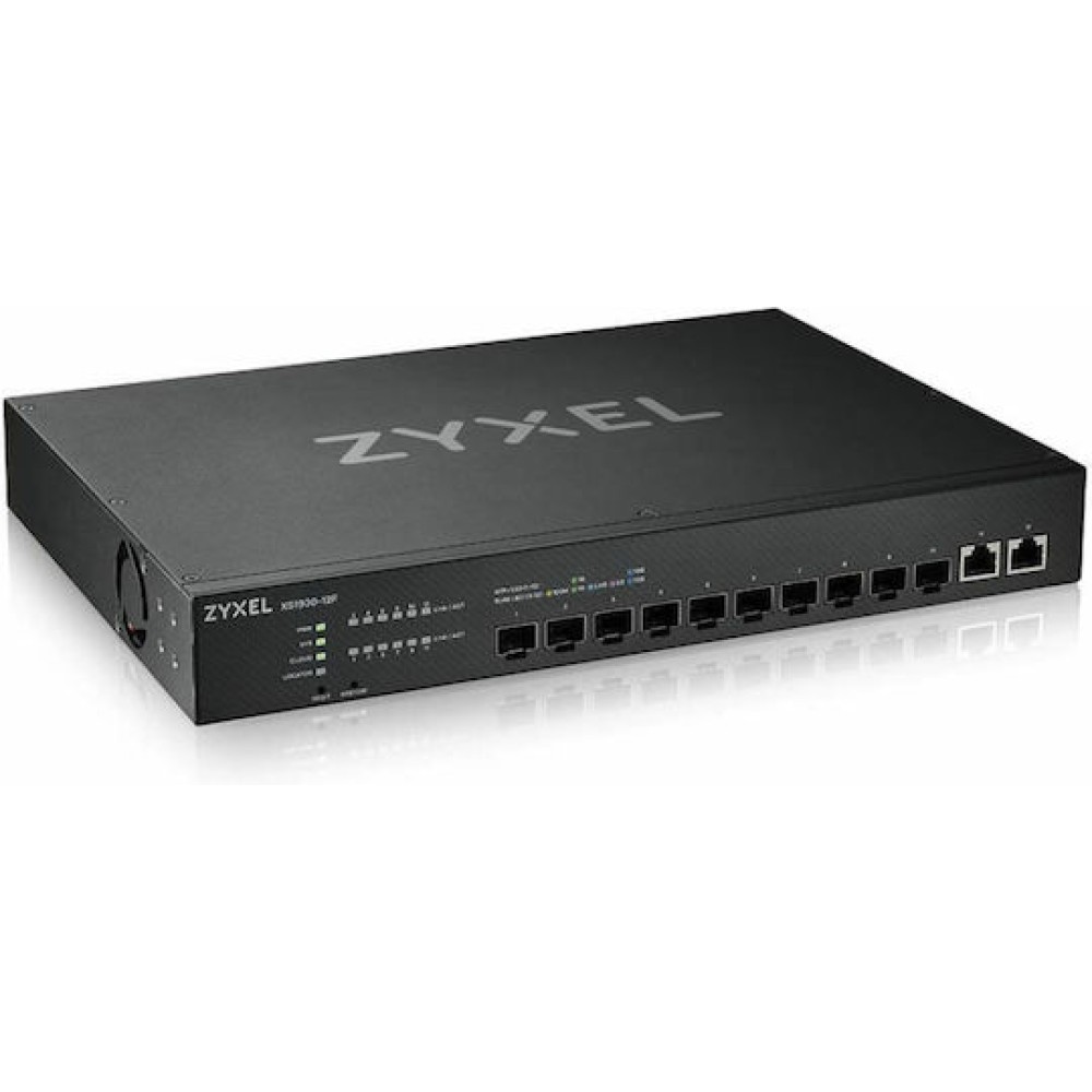 Zyxel XS1930-12F Managed L2 Switch με 2 Θύρες Gigabit (10Gbps) Ethernet και 10 SFP Θύρες
