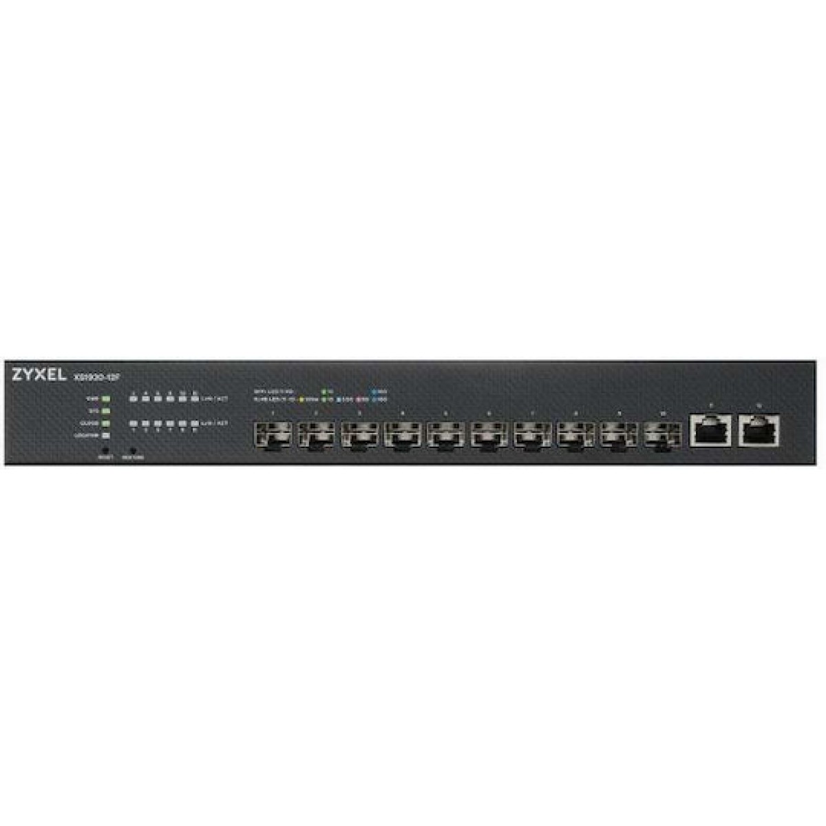 Zyxel XS1930-12F Managed L2 Switch με 2 Θύρες Gigabit (10Gbps) Ethernet και 10 SFP Θύρες