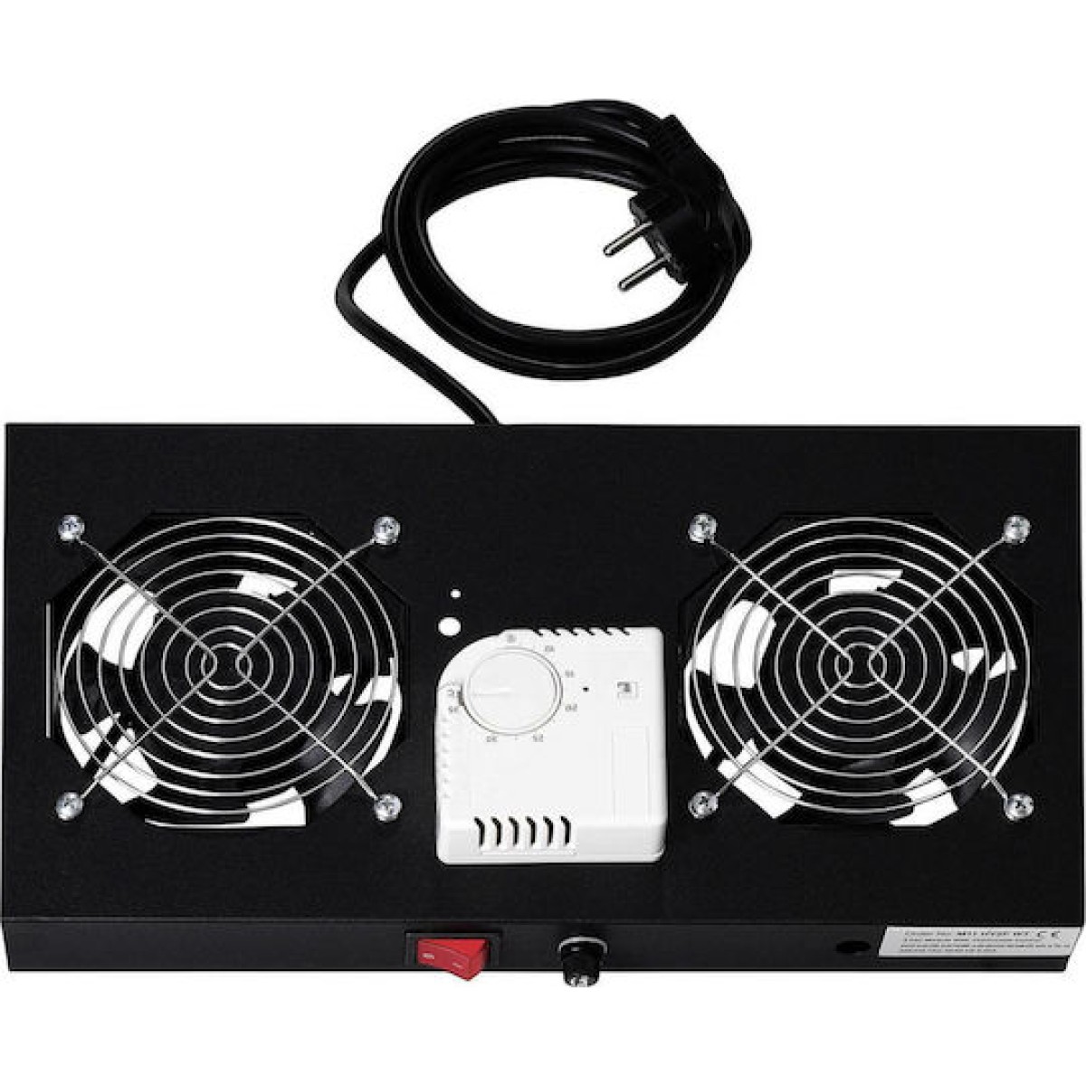 Digitus Ράφι με 2 Ανεμιστήρες για Rack 19