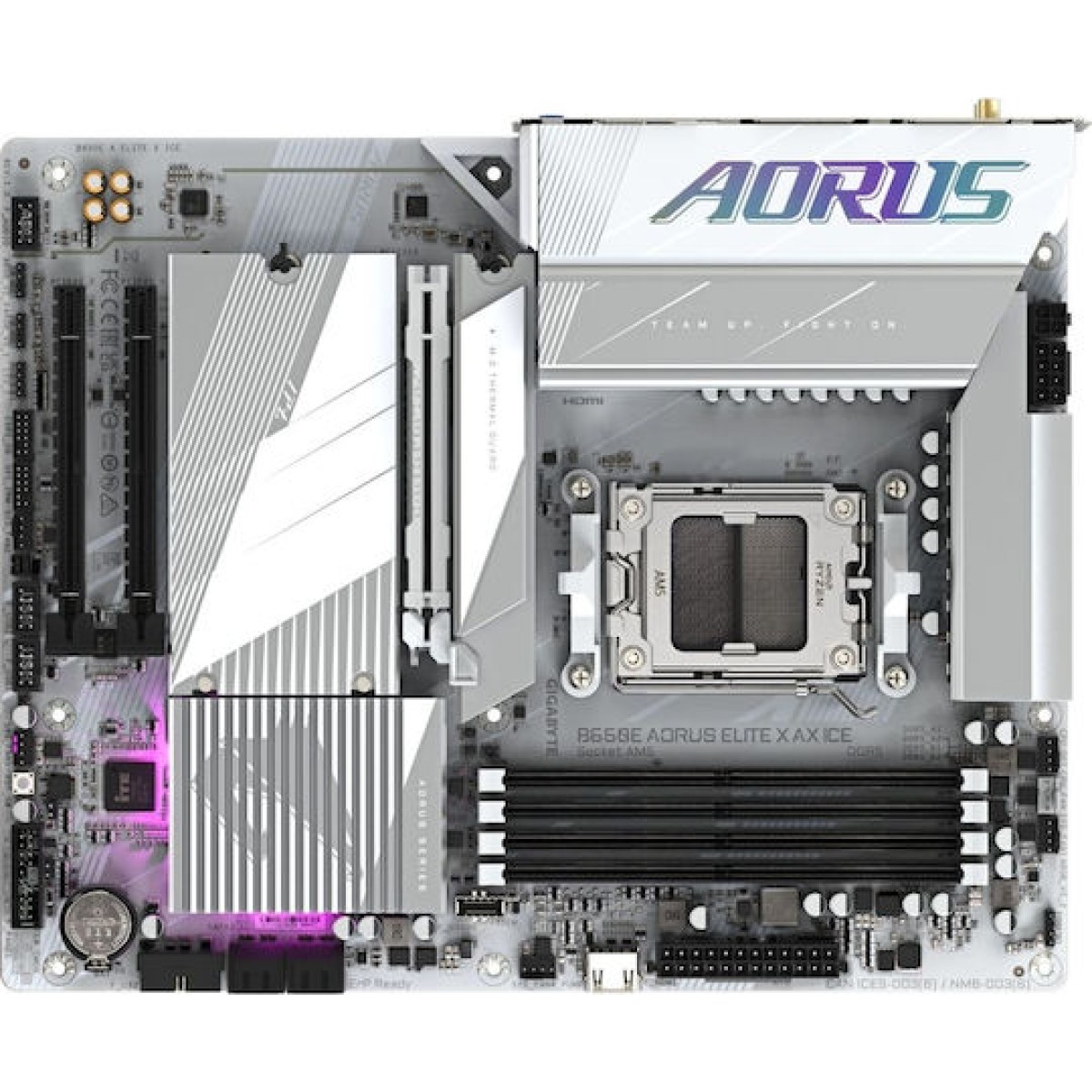 Gigabyte B650E AORUS ELITE X AX ICE Motherboard ATX με AMD AM5 Socket