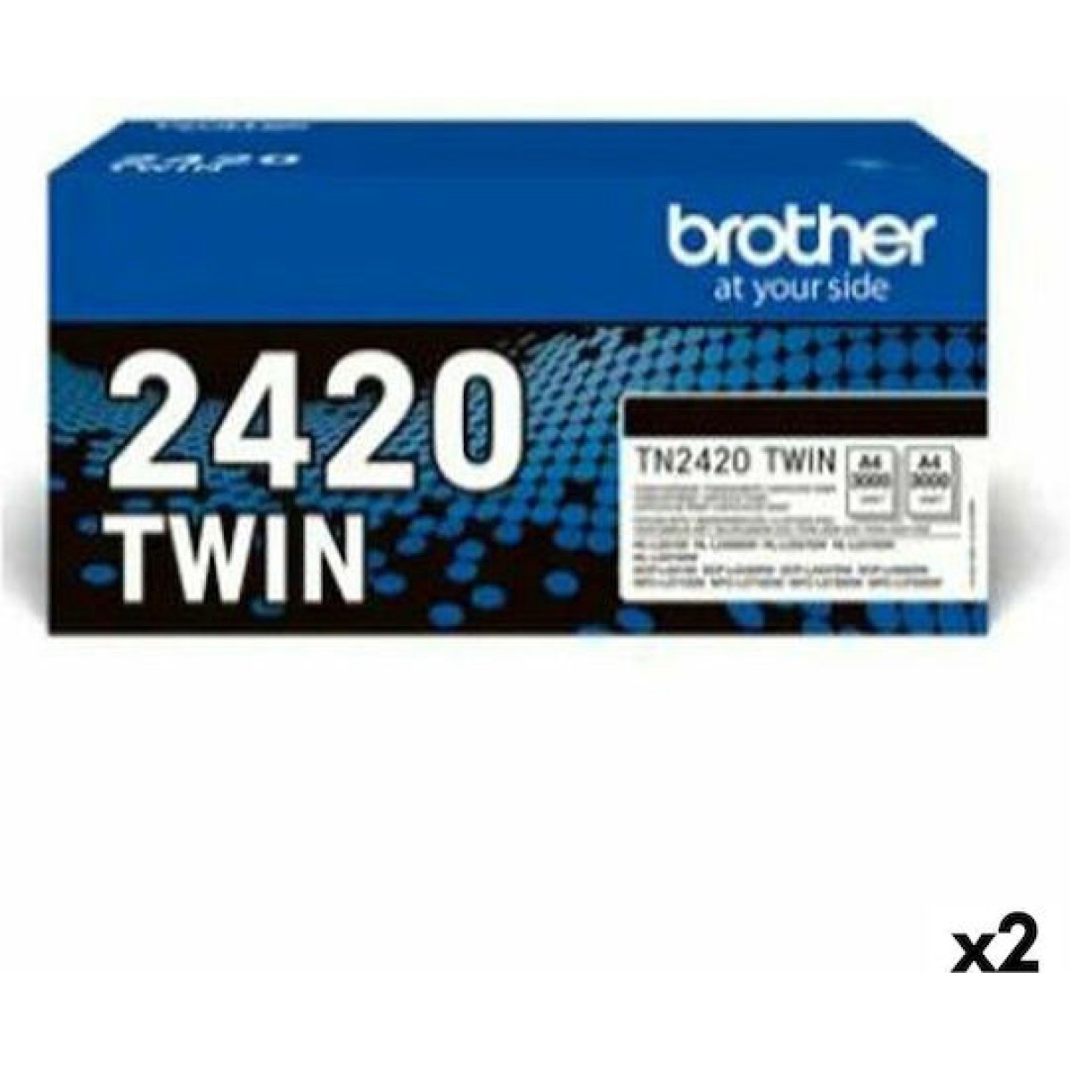 Brother TN-2420 Γνήσιο Multipack Toner Laser Εκτυπωτή Μαύρο 2τμχ (TN-2420)