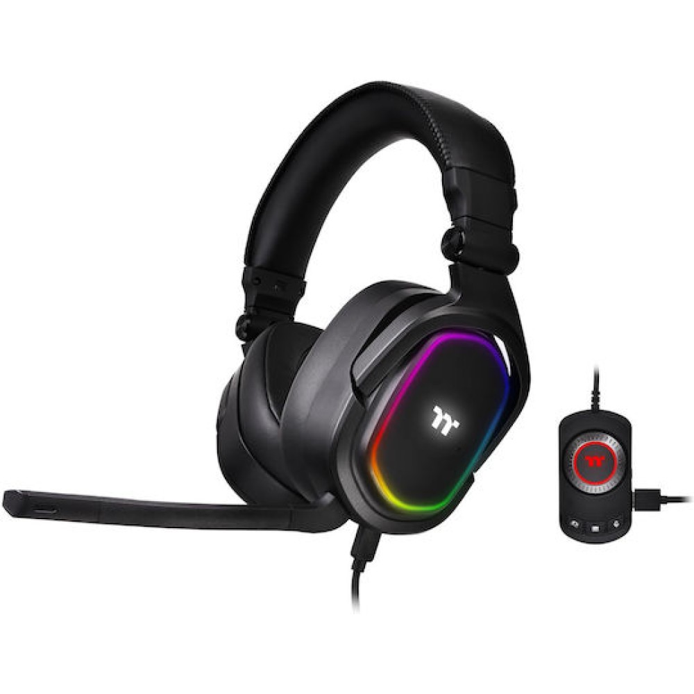 Thermaltake Argent H5 RGB 7.1 Over Ear Gaming Headset με σύνδεση 3.5mm / USB
