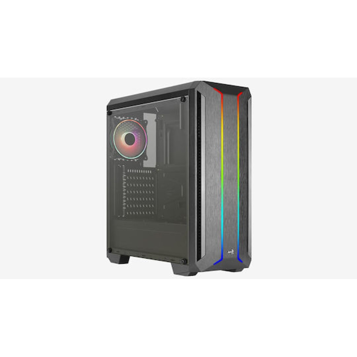 Aerocool Skyline Gaming Midi Tower Κουτί Υπολογιστή με RGB Φωτισμό Μαύρο
